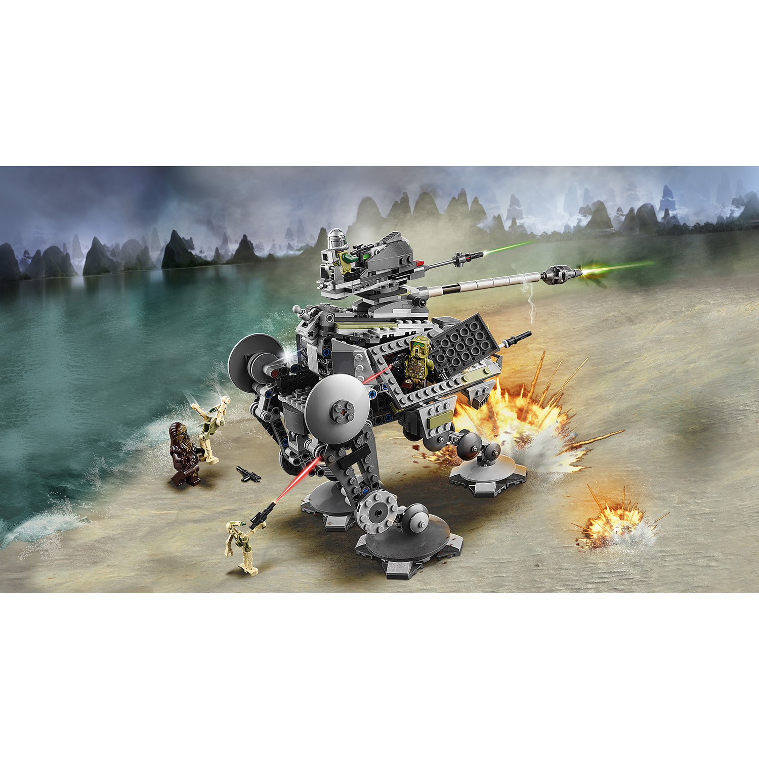 Конструктор LEGO Star Wars Шагающий танк блочный - фото 7