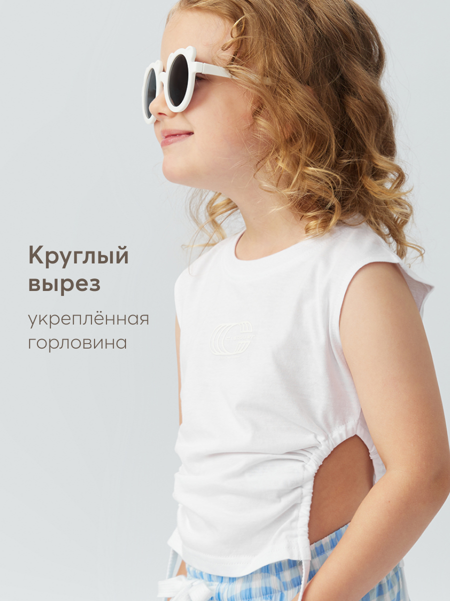 Топ Happy Baby 88213_white - фото 4