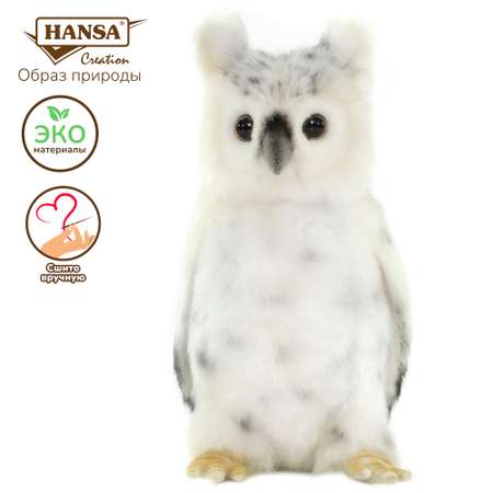 Реалистичная игрушка HANSA Сова белая 18 см