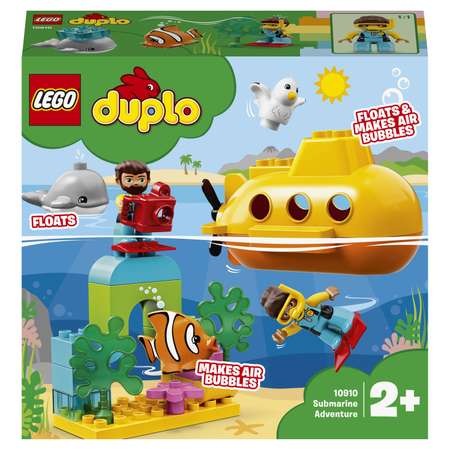 Конструктор LEGO DUPLO Town Путешествие субмарины 10910