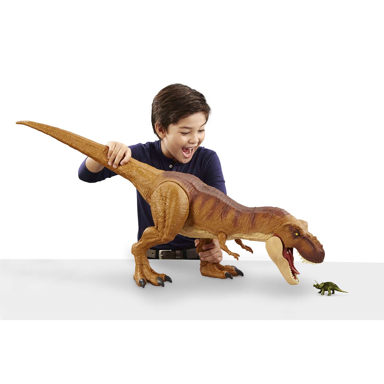 Фигурка Jurassic World Колоссальный динозавр Рекс - фото 12