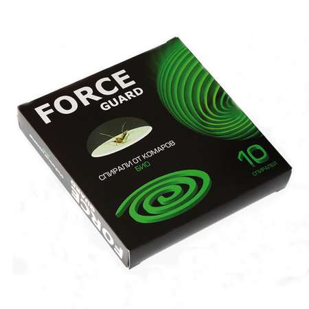 Спирали Force Guard Био зеленые 10 шт