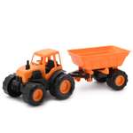Трактор с прицепом Zebratoys Active Оранжевый