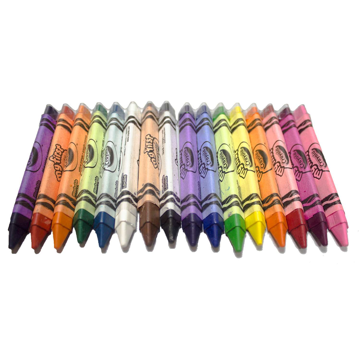 Мелки восковые Crayola смываемые, треугольные 16 шт - фото 2