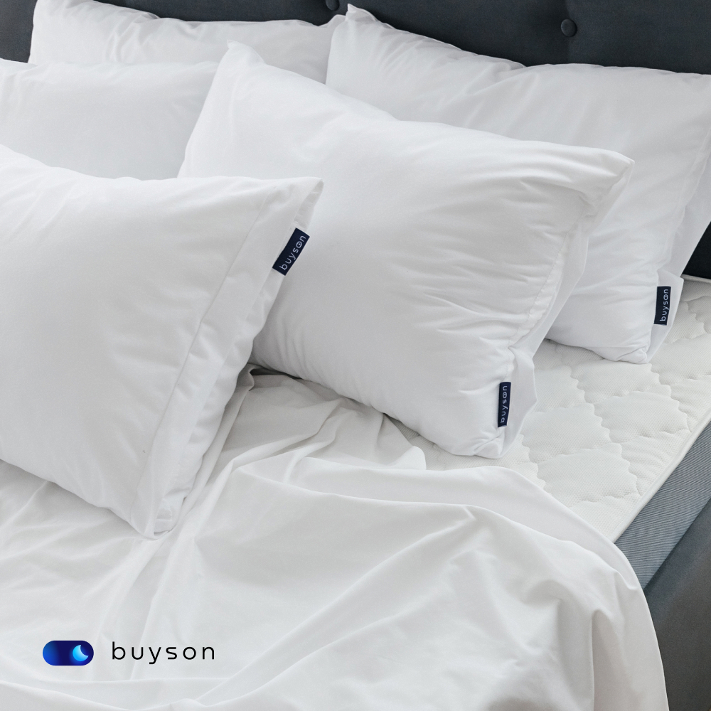 Анатомическая набивная подушка buyson BuyDream 50х70 см высота 19 см - фото 9