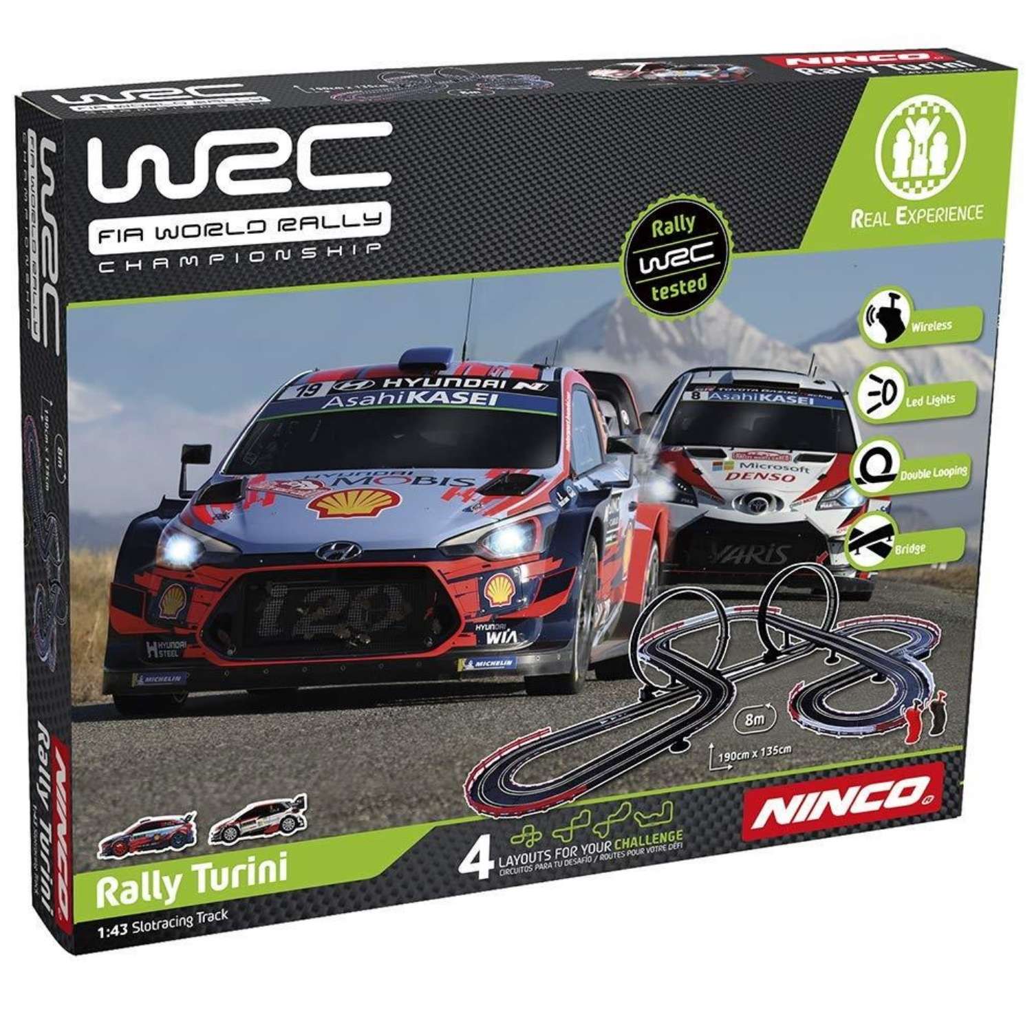 Автотрек Ninco WRC Rally Turini 1:43 91011 - фото 2