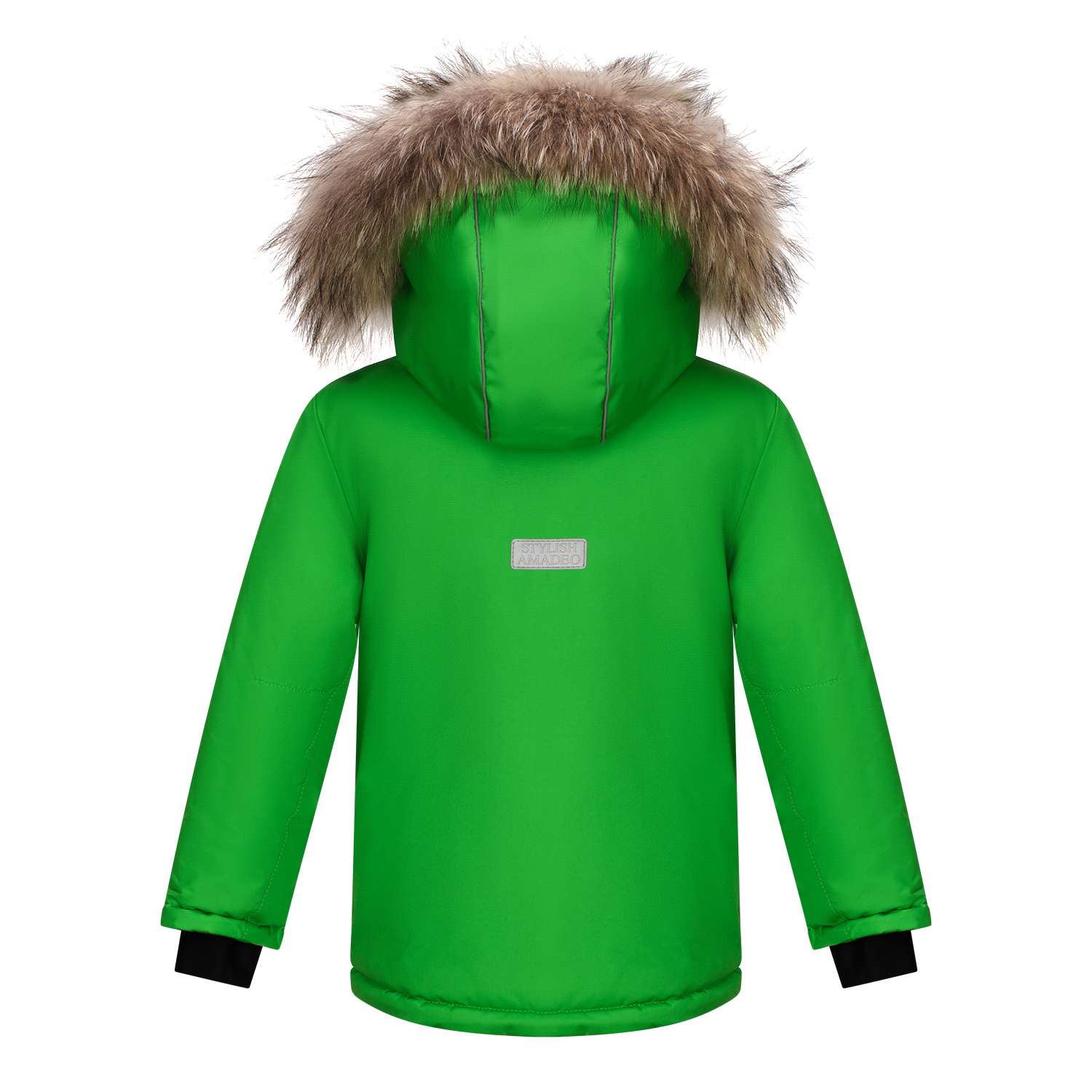 Куртка Stylish AMADEO AJ-120A-зеленый - фото 2