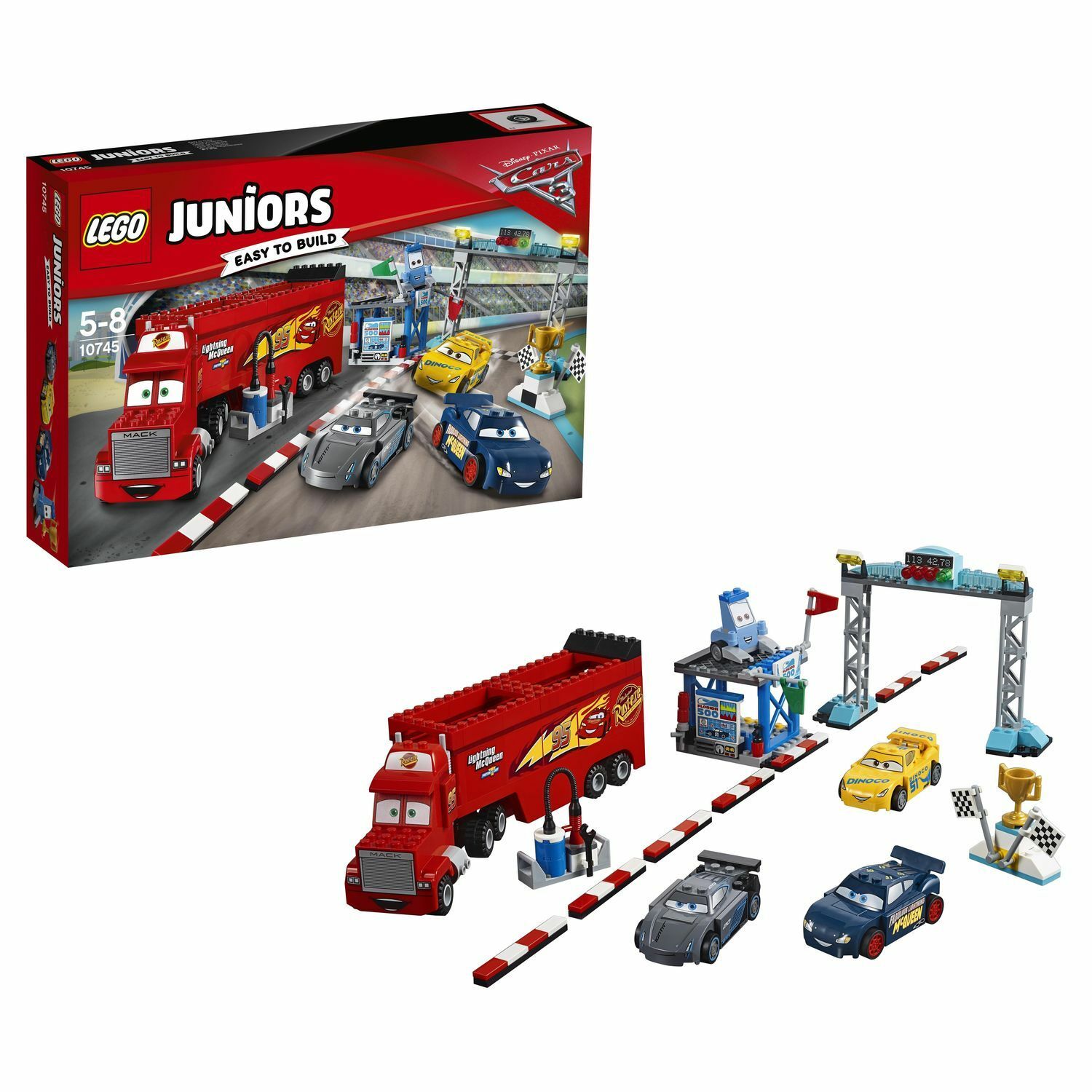 Конструктор LEGO Juniors Финальная гонка «Флорида 500» (10745)