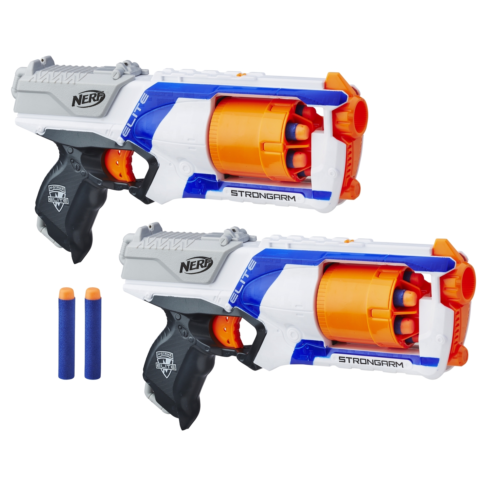 Набор игровой Nerf Стронгарм 2 бластера+12стрел B8995EU4 купить по цене  1699 ₽ в интернет-магазине Детский мир