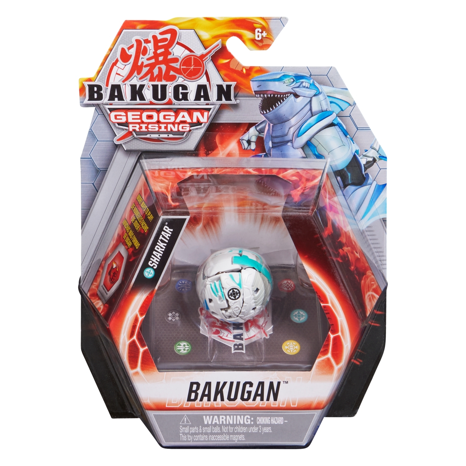 Фигурка-трансформер Bakugan S3 Monster Shark White 6061459/20132740 - фото 2