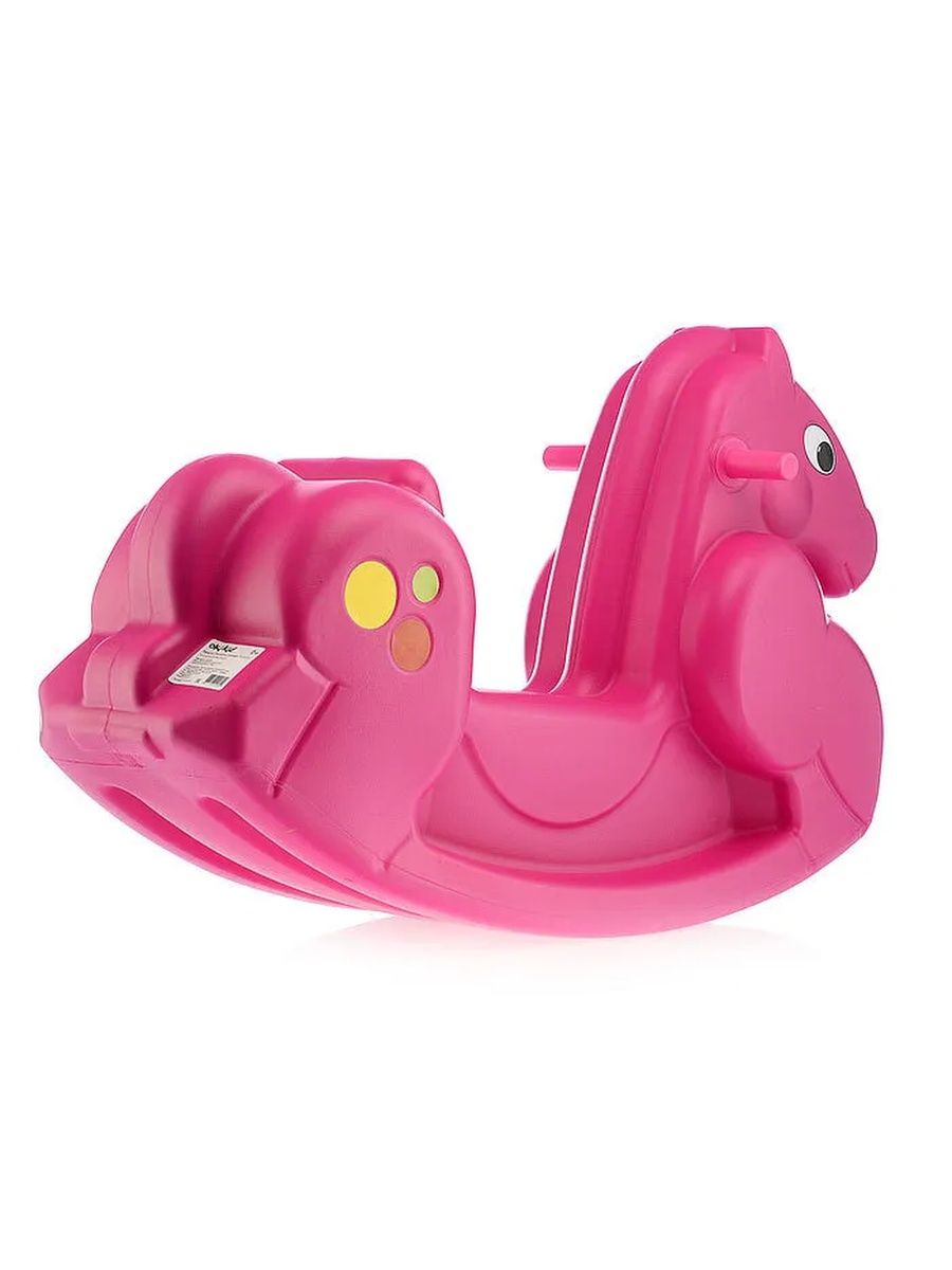 Лошадка-качалка OKIKID розовая - фото 4