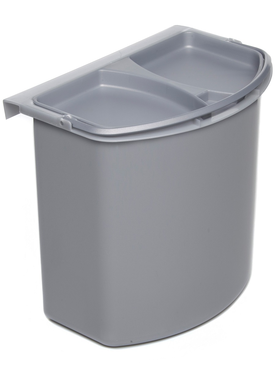 Контейнер для мусора NAVAKO Theta 7 Metallic Grey - фото 1