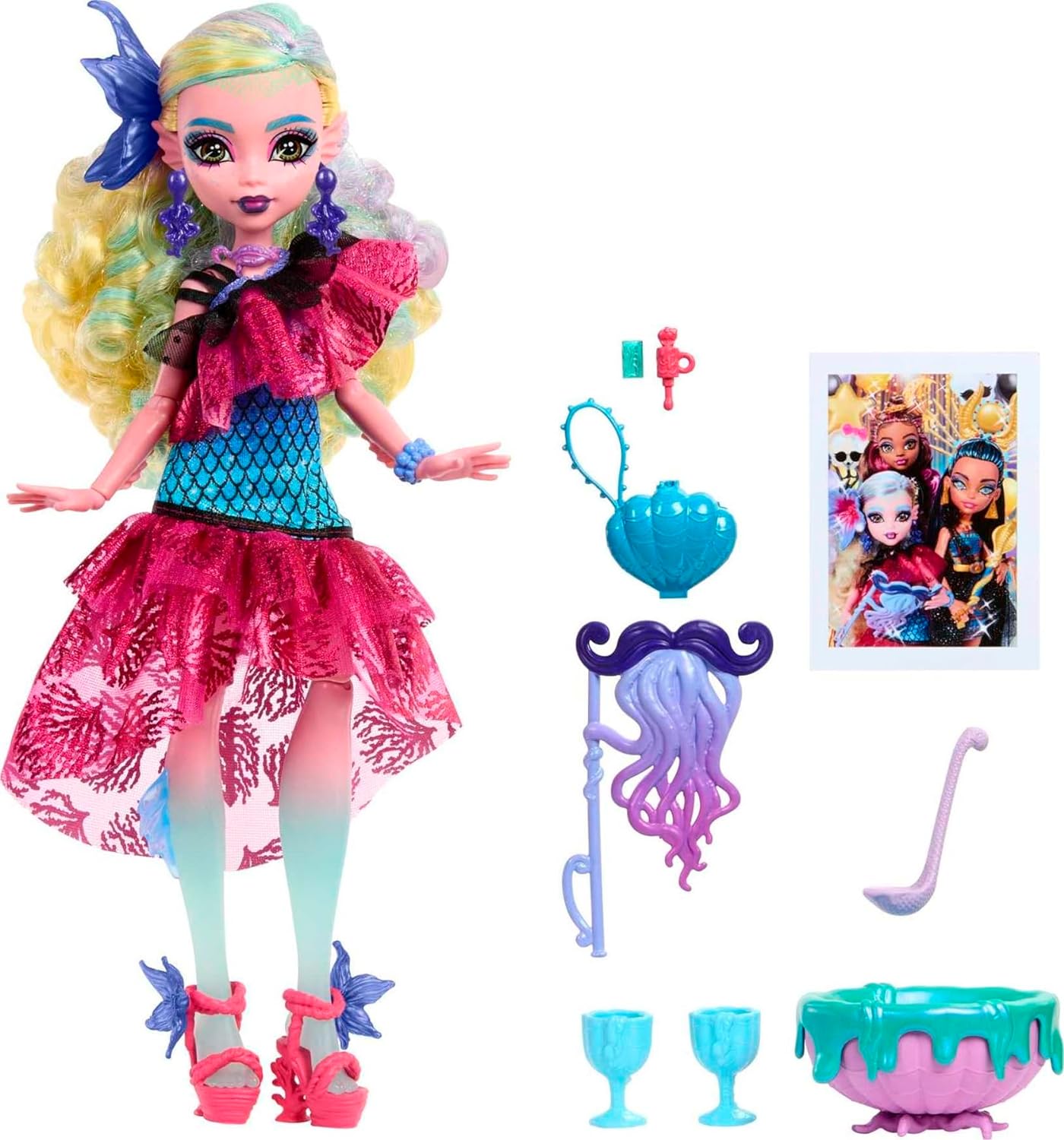 Кукла Monster High Series Monster Ball Lagoona HNF71