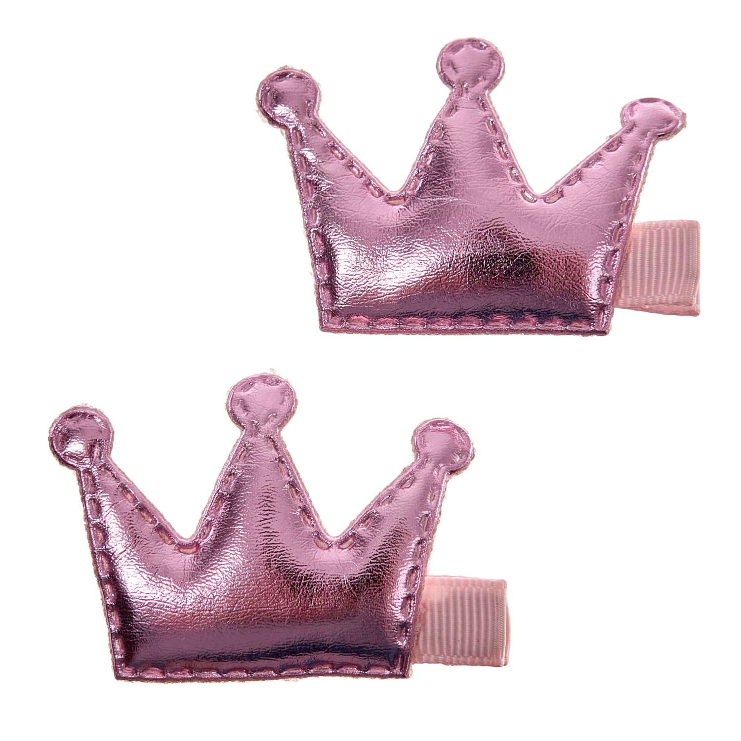 Набор заколок Bradex Короны розовый - фото 1