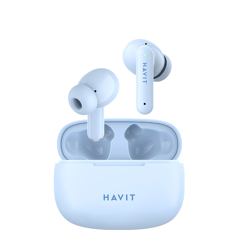 Наушники беспроводные HAVIT True Wireless TW967 Blue - фото 6