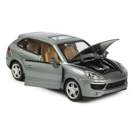 Машинка Mobicaro 1:24 Porsche Cayenne Серебристо-серая 68241A