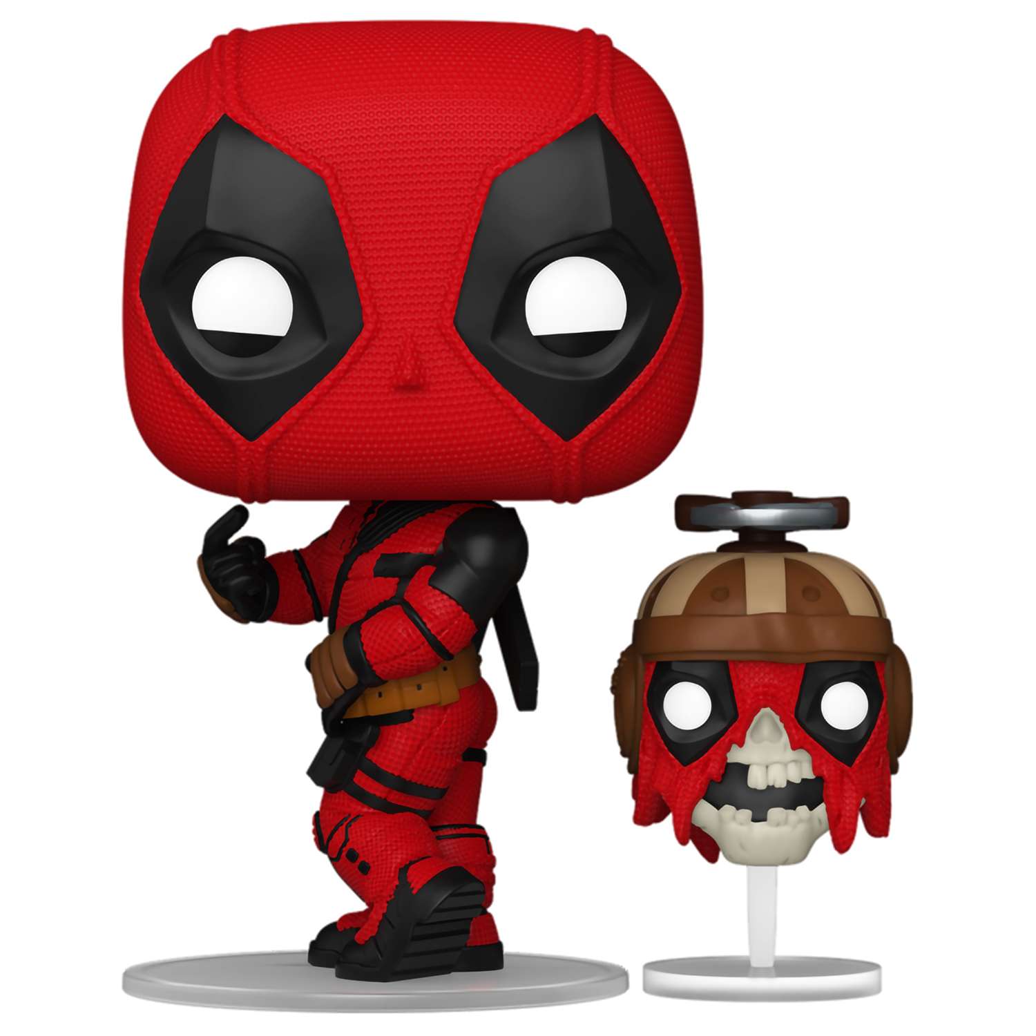 Фигурка Funko POP Bobble Marvel Deadpool 3 Дэдпул и Хеадпул - фото 1