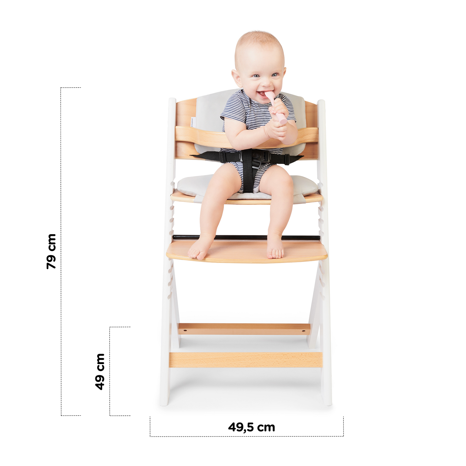 Стульчик для кормления Kinderkraft Enock Wooden - фото 15