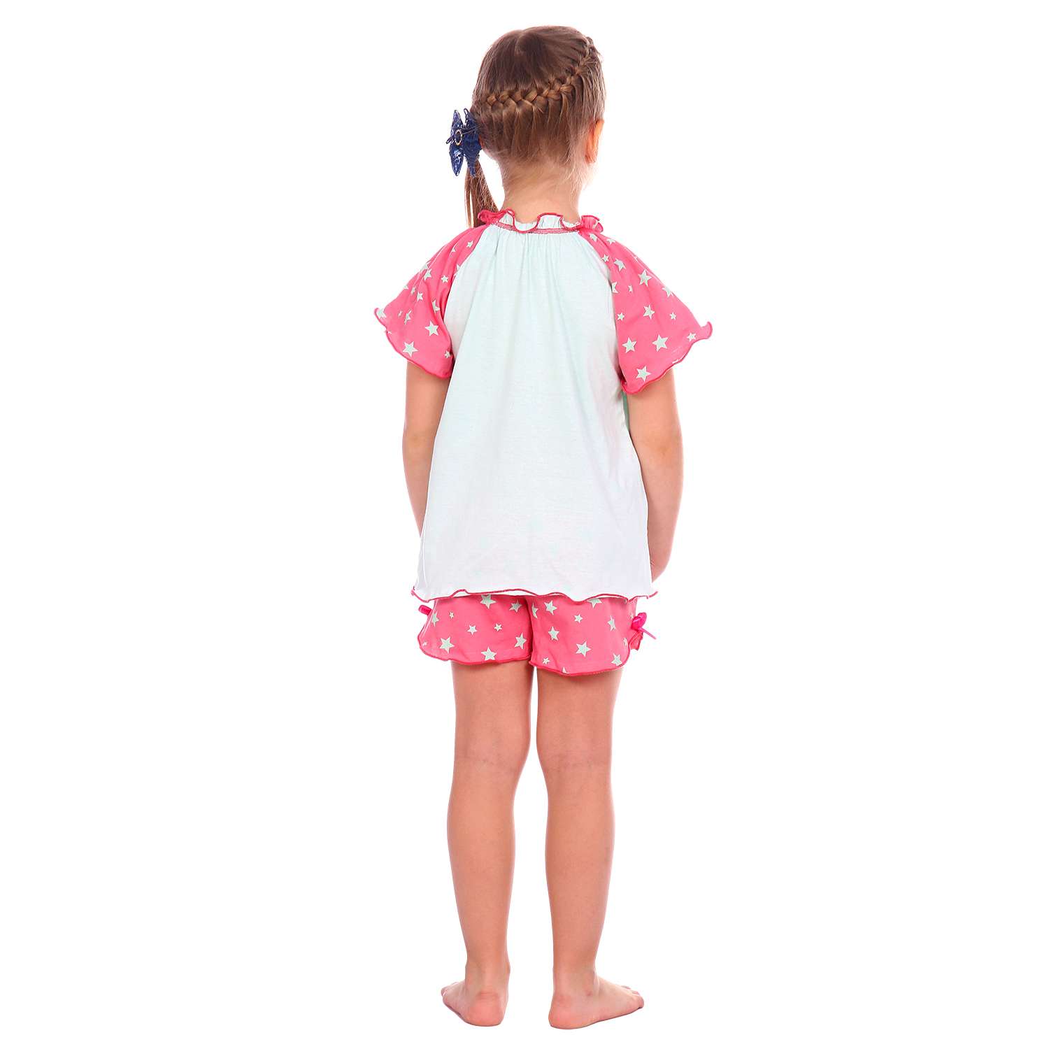 Пижама Детская Одежда S0412К/ментол_розовый - фото 6