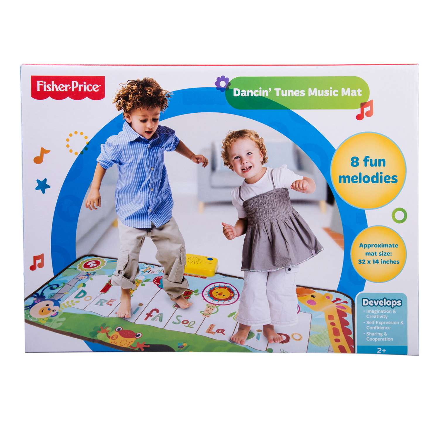 Музыкальный танцевальный коврик Fisher Price Music Mat - фото 2