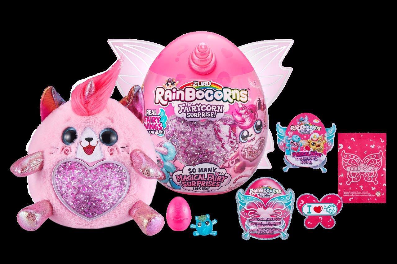 Игрушка сюрприз Zuru Rainbocorns Fairycorn Surprise плюшевый мини питомец в яйце - фото 15