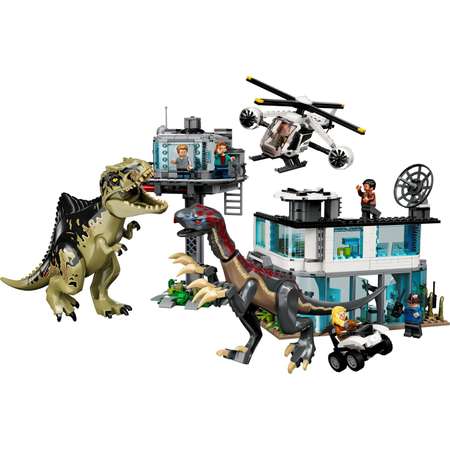 Конструктор LEGO Jurassic World Giganotosaurus Therizinosaurus блочный