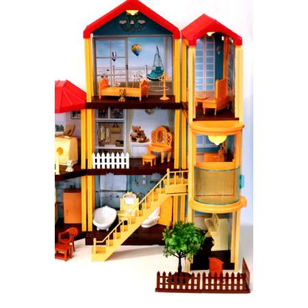 Кукольный домик SHARKTOYS 3 этажа
