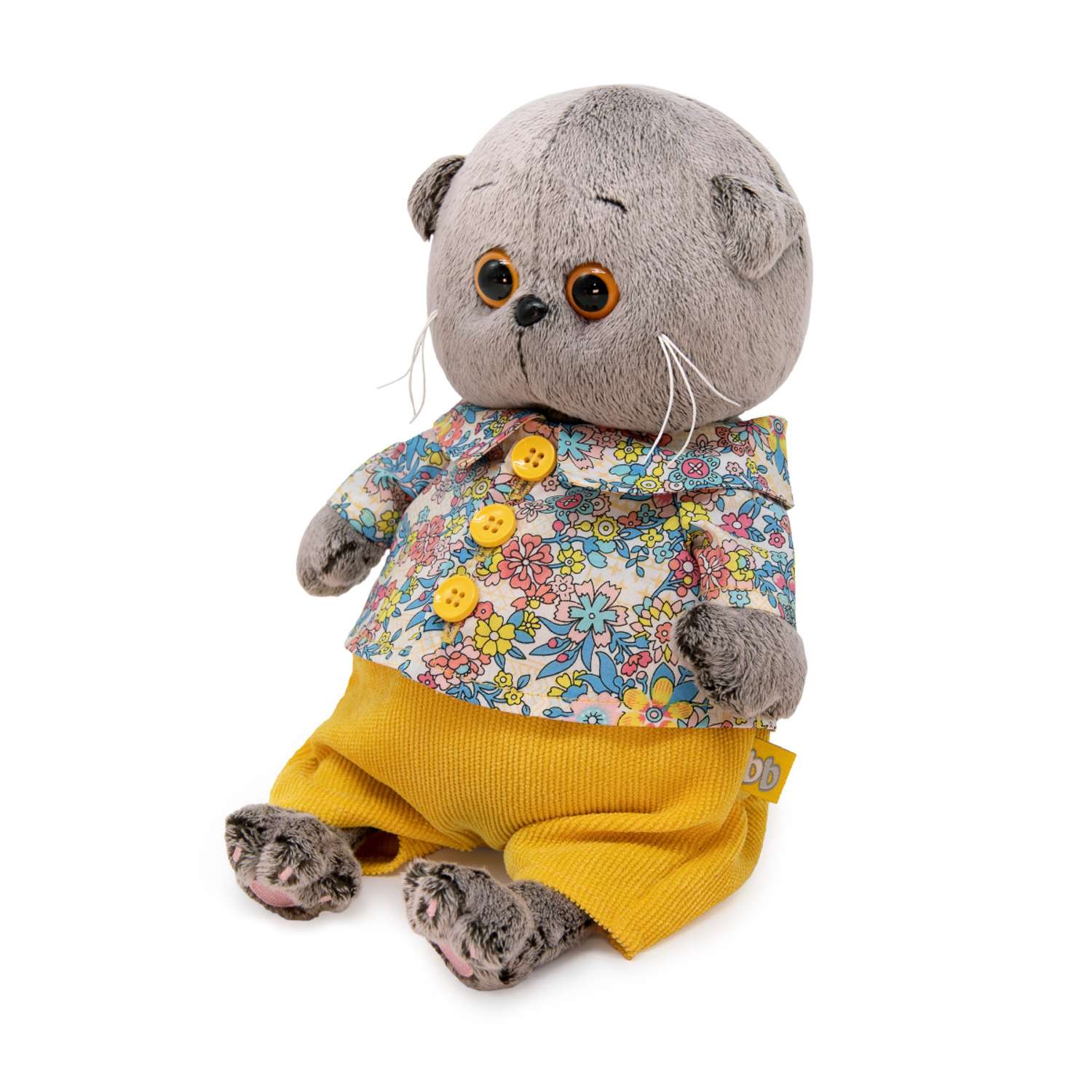 Мягкая игрушка BUDI BASA Басик baby в рубашке и штанишках 20 см BB-119 - фото 3