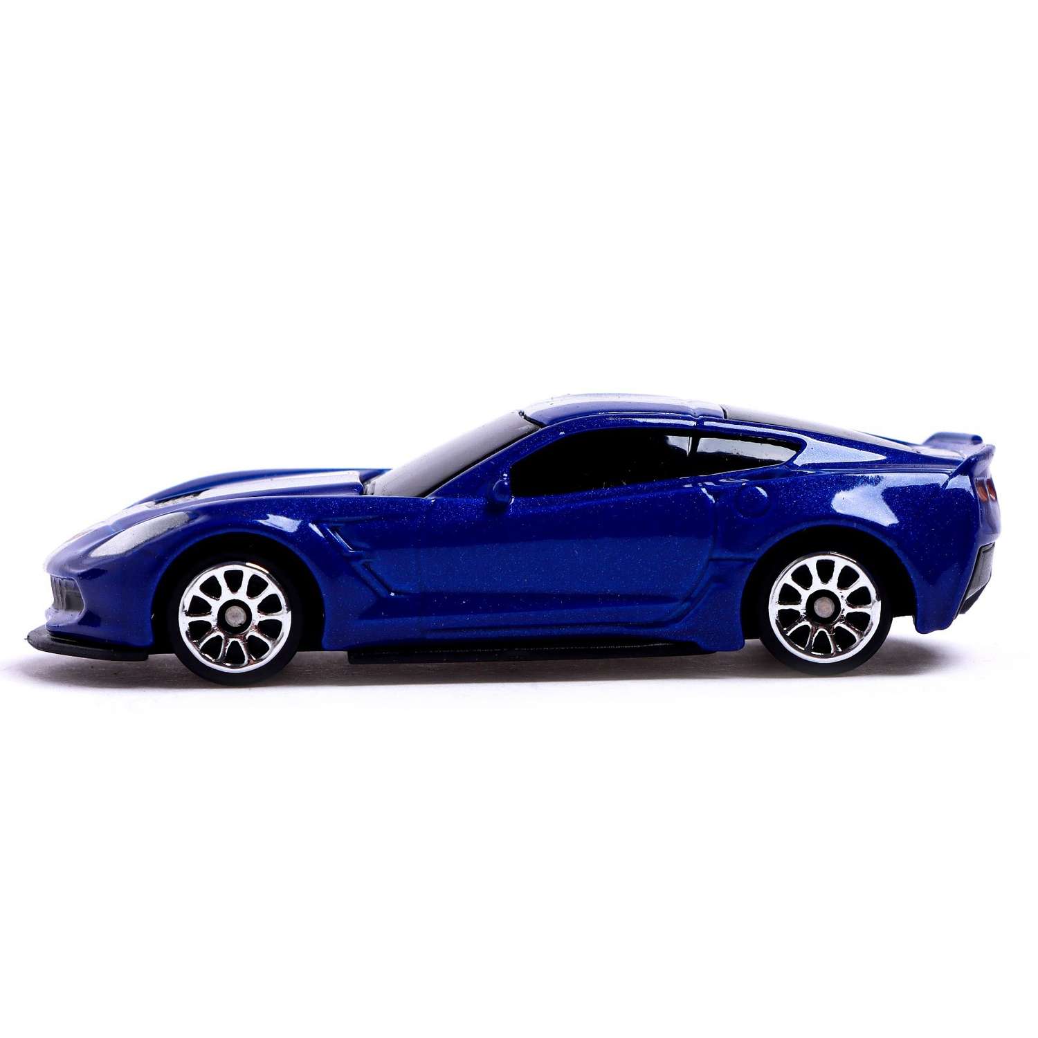 Машина Автоград металлическая CHEVROLET CORVETTE GRAND SPORT 1:64 цвет синий 7152990 - фото 2