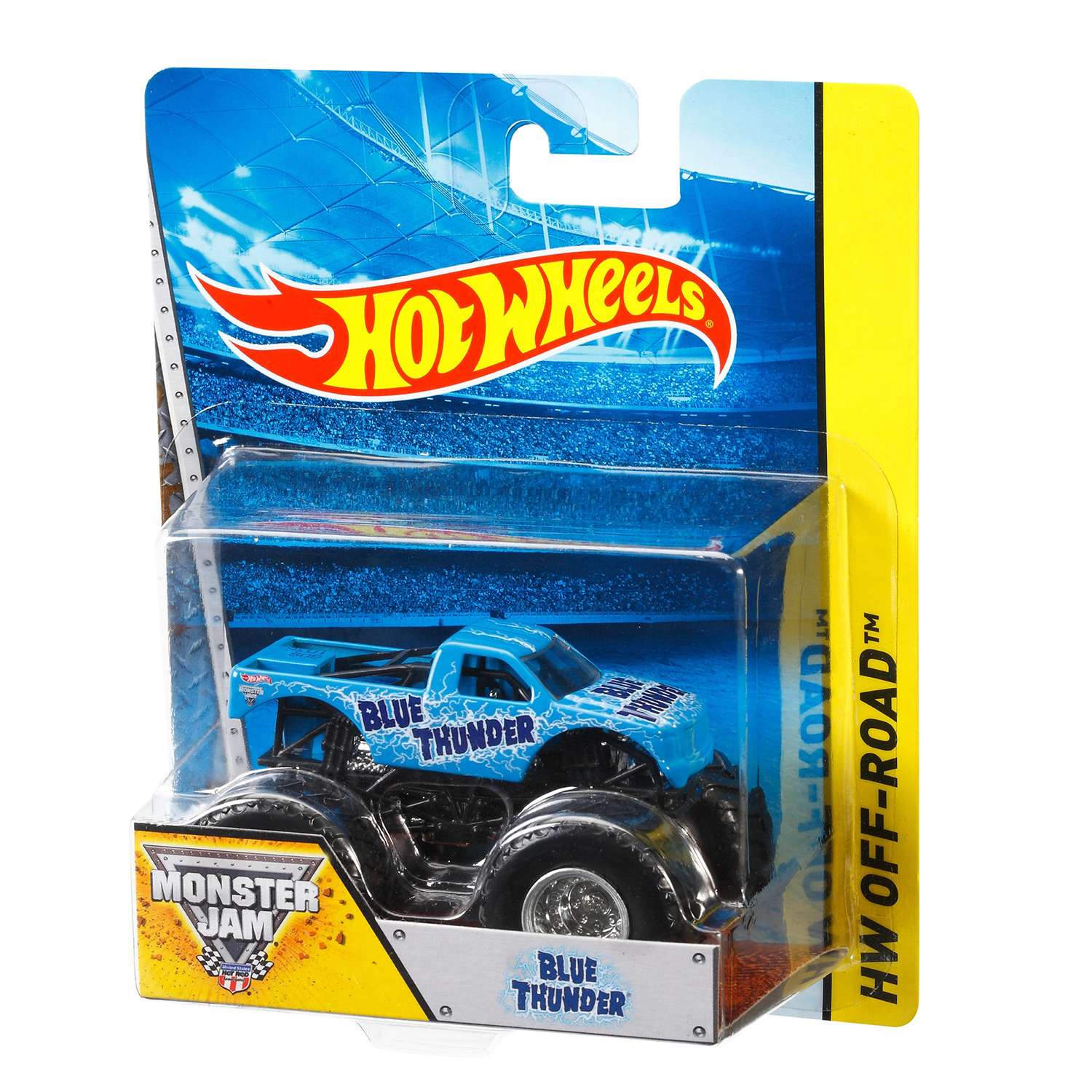 Машинка Hot Wheels Monster Jam Blue Thunder 1:64 (BHP55) BHP37 - фото 1