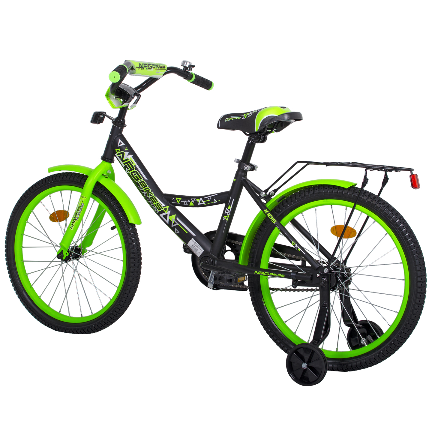 Велосипед NRG BIKES Albatross 20 black-green - фото 15