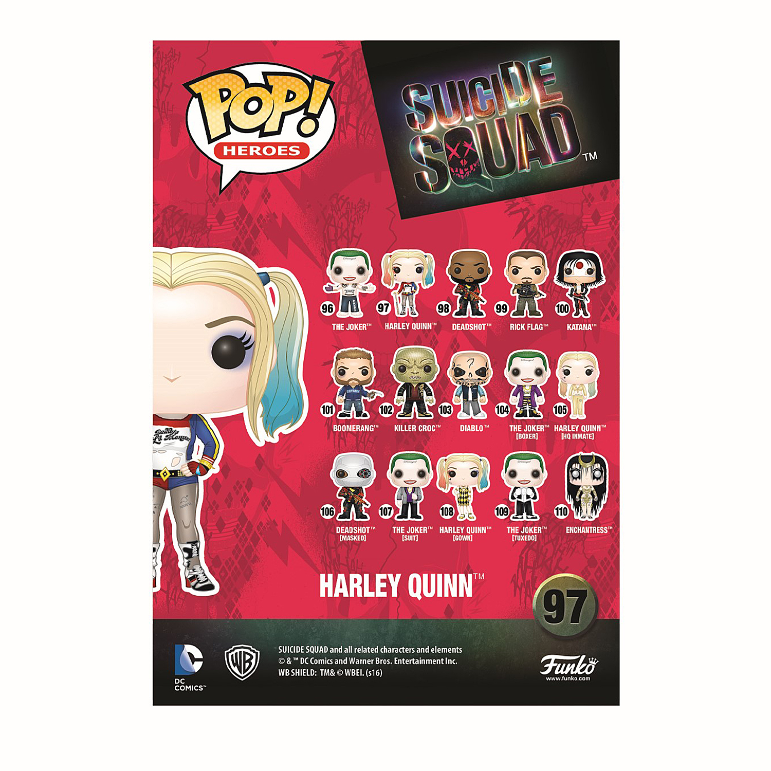 Игрушка Funko Pop Suicide squad Harley Quinn Fun740 - фото 3