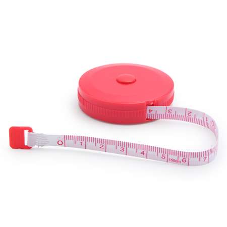 Рулетка - сантиметр Hobby Pro для снятия мерок измерения ткани построения выкройки длина 150 см 610152