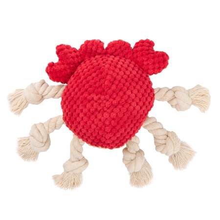 Игрушка для собак Mr.Kranch Краб 22*20см красный