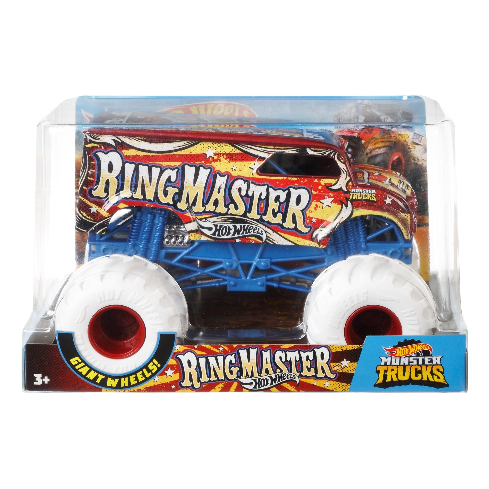 Автомобиль Hot Wheels Monster Tracks Мастер ринга 1:24 FYJ83 - фото 2