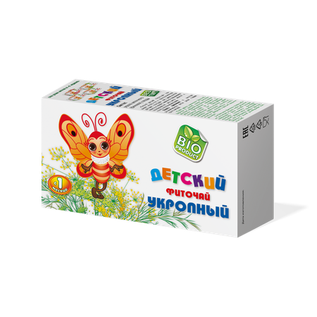 Чай детский фито Укропный BIO product С 1 месяца жизни 30г уменьшает спазмы и колики