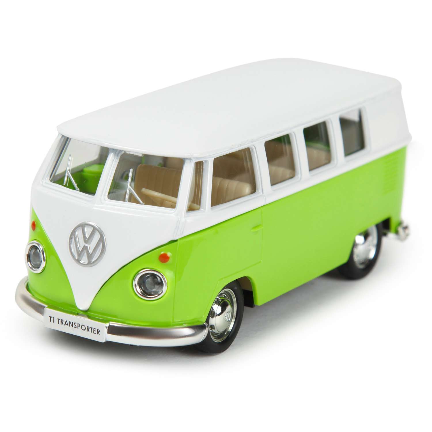 Машинка Mobicaro 1:32 Volkswagen Samba Bus Салатовая 544025 544025 - фото 1