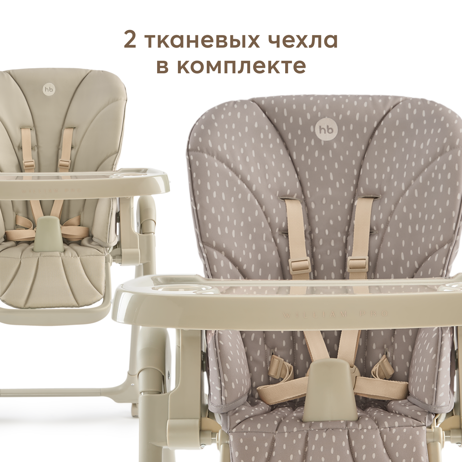 Стульчик для кормления Happy Baby William Pro классический - фото 2