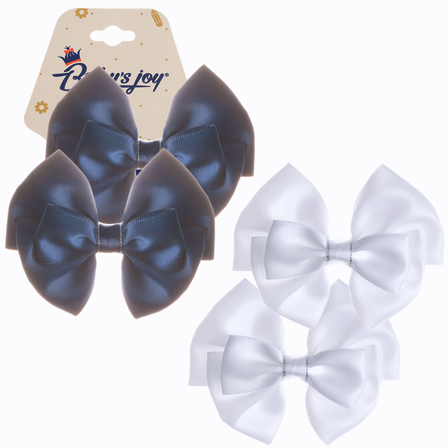 Банты Babys JOY 2шт в ассортименте BS45-2 - фото 1