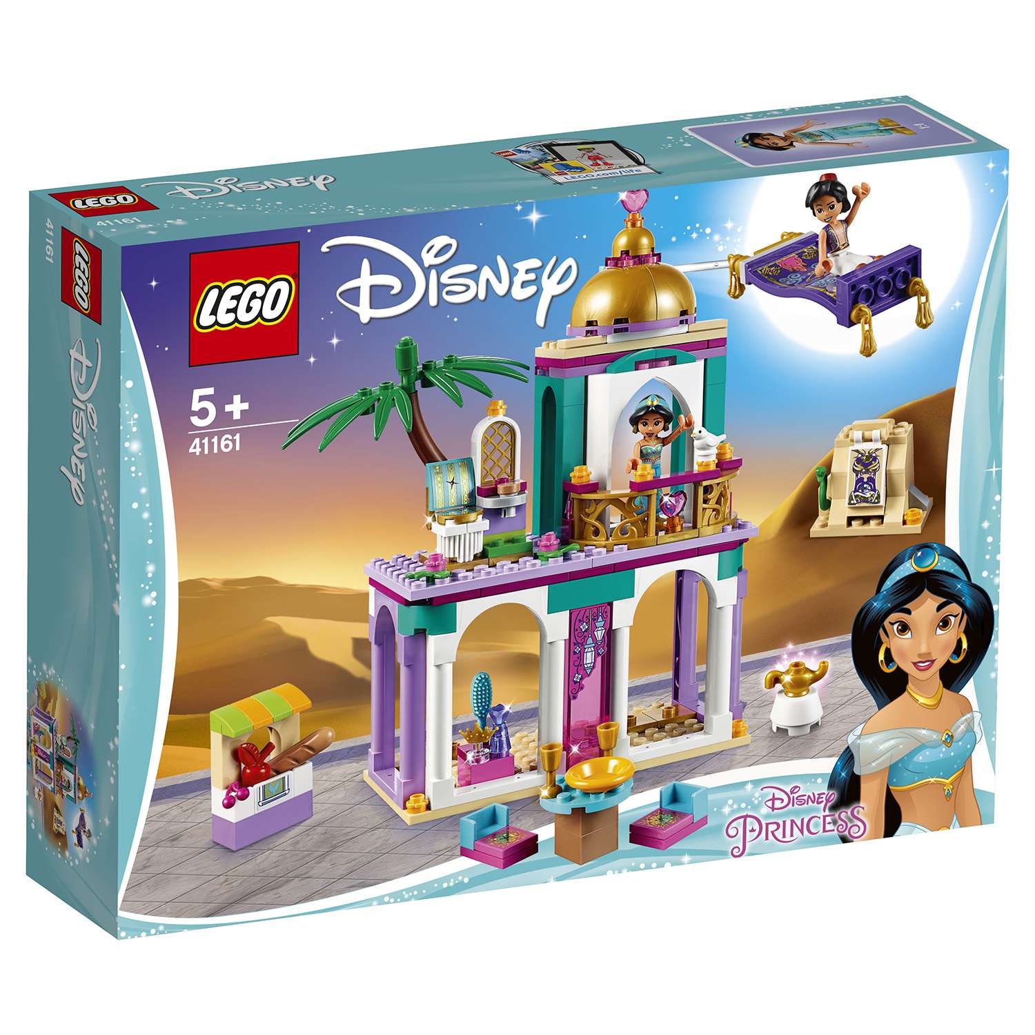 Конструктор LEGO Disney Princess Приключения Аладдина и Жасмин во дворце 41161 - фото 2