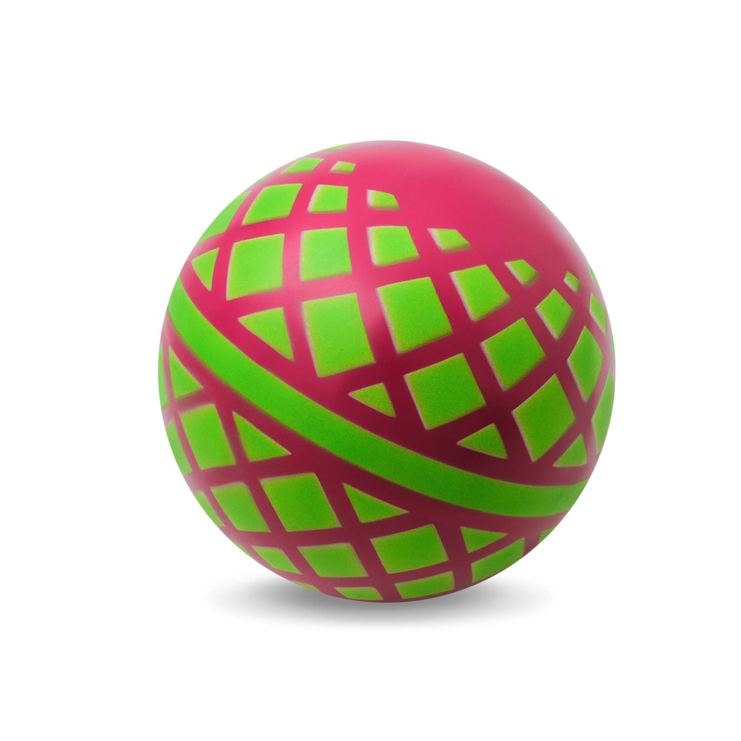 Мяч ЧАПАЕВ диаметр 150 мм Корзинка малиновый зеленый - фото 2