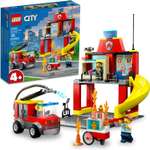 Конструктор LEGO City Пожарная часть и пожарная машина 60375