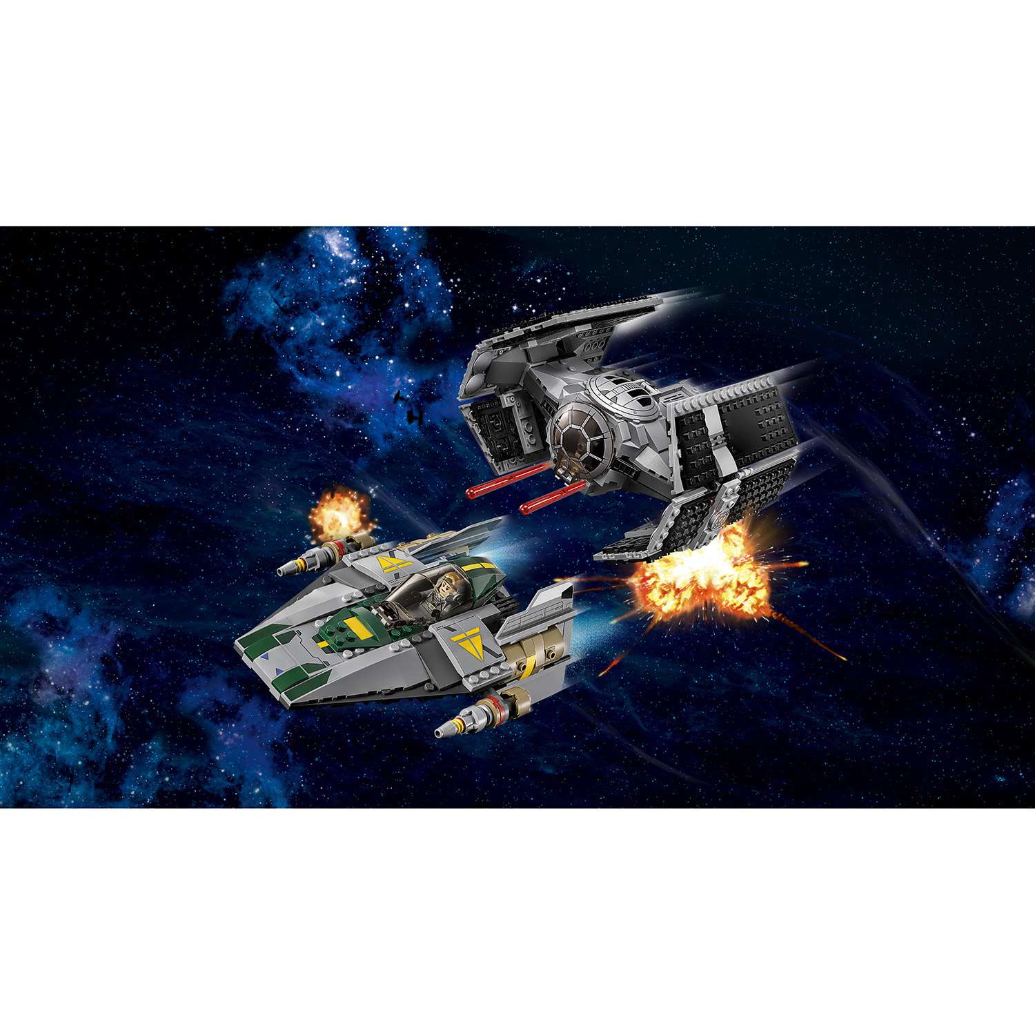 Конструктор LEGO Star Wars TM Усовершенствованный истребитель СИД Дарта Вейдера против Звёздного Истребителя A-Wing (75150) - фото 5