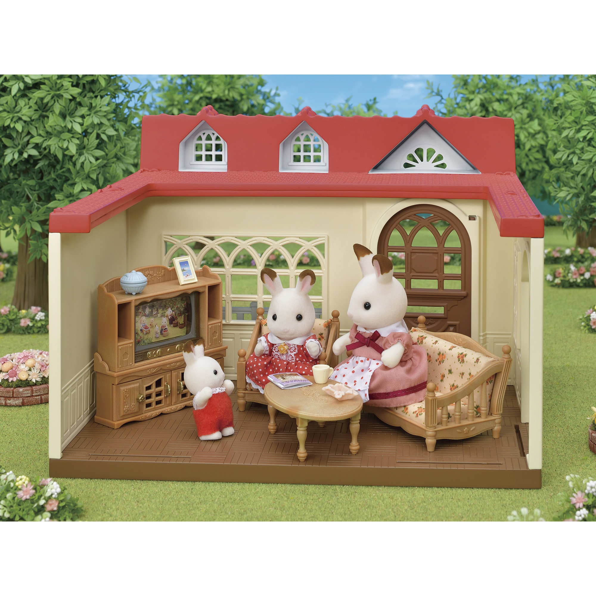 Набор Sylvanian Families Малиновый домик 5393 купить по цене 4099 ₽ в  интернет-магазине Детский мир