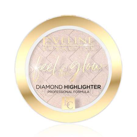 Хайлайтер для лица EVELINE Feel the glow тон 10 light diamond