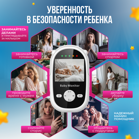 Видеоняня Baby Monitor sm25