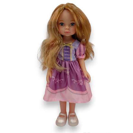 Кукла принцесса Рапунцель SHARKTOYS в платье Злата 32 см коллекция принцесса