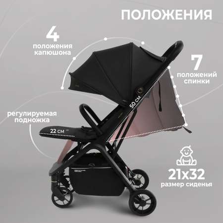 Коляска прогулочная Sweet Baby Colibri Black