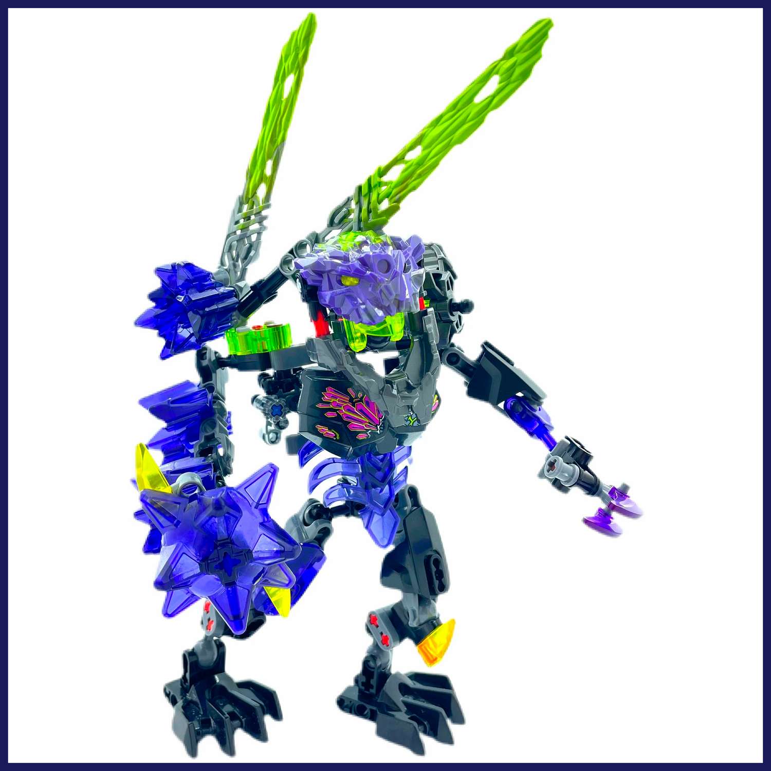 Игрушка LX Конструктор Бионикл Синий рыцарь 102 детали - фото 7