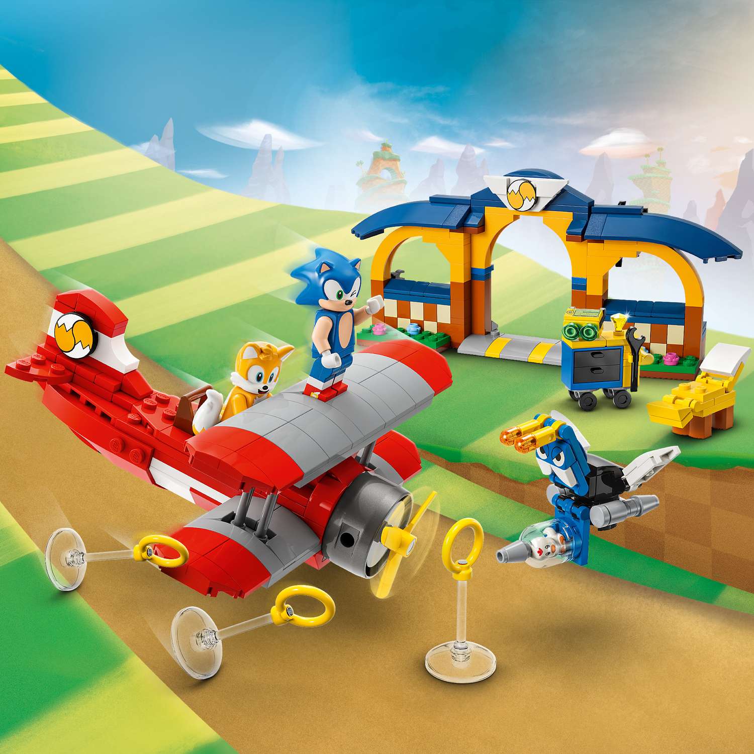 Конструктор LEGO Sonic the Hedgehog  Мастерская Тейлза и самолет Торнадо 76991 - фото 9